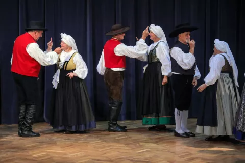 Bilo je nekoč etnološka prireditev v organizaciji Folklorna skupina folklorno društvo Šenčur na fotografiji folklorna skupina Šenčur / Foto: Tina Dokl