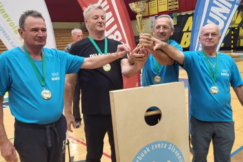 Od leve: Stane Černilec, Brane Hace, Jože Mohorič in Jože Mrgole / Foto: arhiv organizatorja