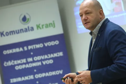 Matjaž Berčon je konec oktobra nastopil drugi mandat direktorja Komunale Kranj. / Foto: Gorazd Kavčič