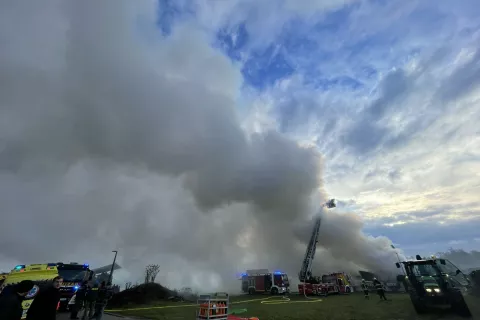 Eksplozija Trboje / Foto: Gorazd Kavčič
