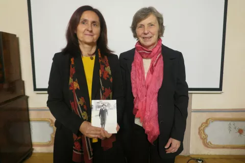 Avtorici filma Janja Železnikar in Andreja Humar Gruden / Foto: Igor Kavčič