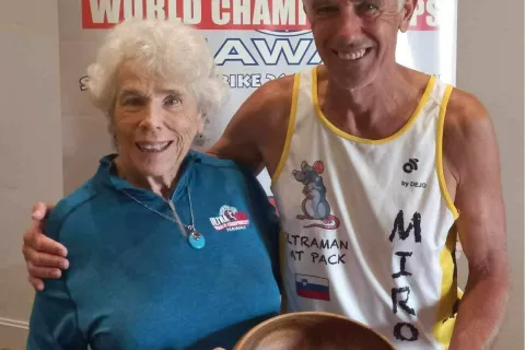 Miro Kregar je hvaležen in tudi ponosen, da so ga v meki triatlona sprejeli v / Foto: Osebni Arhiv