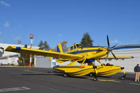 letalo za gašenje požarov iz zraka Air Tractor Fire Boss / Foto: Urszr
