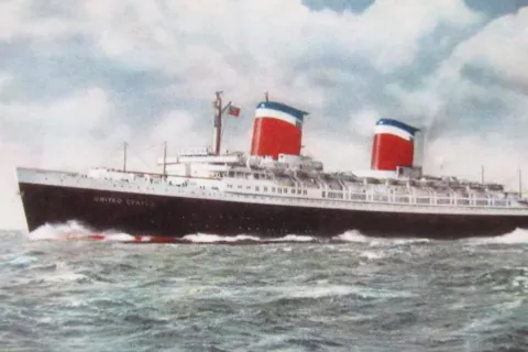 Ladja SS United States. / Foto: Arhiv Avtorice