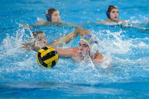 vaterpolski turnir regionalna liga vaterpolo Kranj med Slovenija : Cattar na fotografiji Jaša Lah / Foto: Tina Dokl