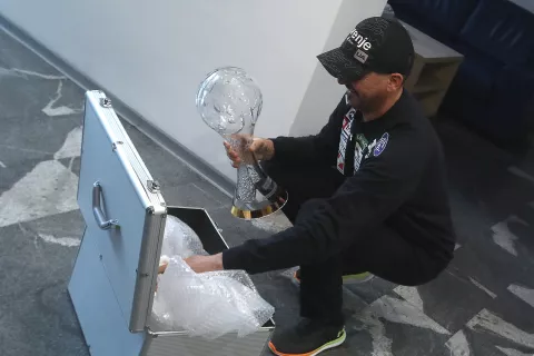 pokal zmaga v Pokalu narodov smučarke skakalke sezona 20222023 smučarska zveza slovenije zoran zupančič / Foto: Gorazd Kavčič