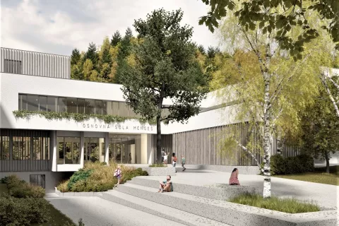 Tako bo videti Osnovna &scaron;ola Menge&scaron; po preureditvi. / Foto: Občina Menge&scaron;