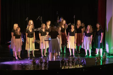 Šternce so na jubilejnem koncertu navdušile domače občinstvo v Retečah. / Foto: Peter Košenina