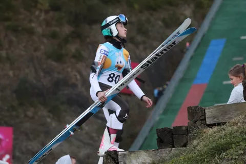 Smučarski skoki skakalnica Gorenja sava DP na plastiki državno prvenstvo 2023 / Foto: Gorazd Kavčič