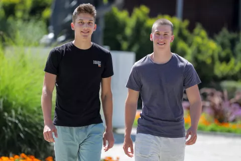 Nejc Urh in Jernej Oblak / Foto: Tina Dokl