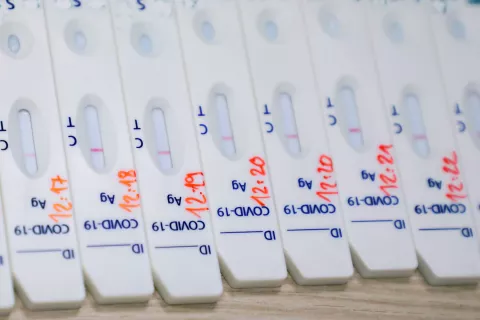 korona epidemija bolezen hitri testi / Foto: Tina Dokl