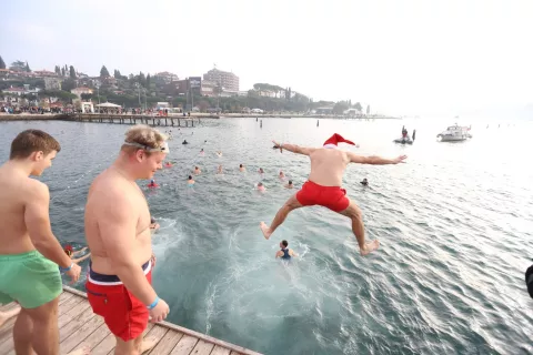 Novoletni skok v morje / Foto: Arhiv Organizatorjev