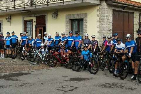 Glasovi cestni kolesarji na oktobra na Krasu / Foto: Grega Flajnik