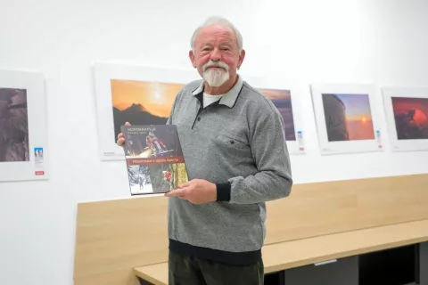 Franc Voga monogafija Mojstrančani v ognju športa Slovenski planinski muzej Mojstrana / Foto: Tina Dokl