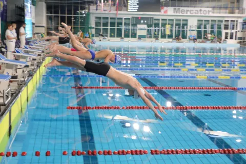 Boštjanov dr Fig olimpijski bazen Kranj / Foto: Tina Dokl