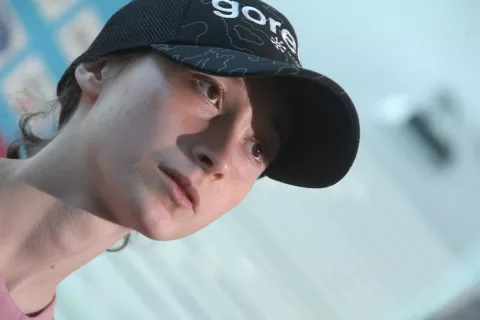 smučarke skakalke tekma Ljubno 2024 tiskovna konferenca SLOSKI / Foto: Gorazd Kavčič