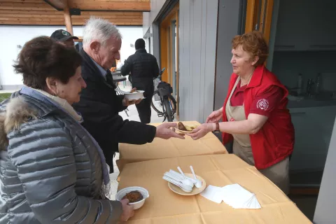 Dan godle so letos prvič gostili v Blagnetovi hi&scaron;i. / Foto: Gorazd Kavčič