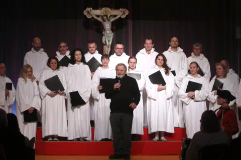 V okviru lanskih Dnevov &Scaron;kofjelo&scaron;kega pasijona je v Stari Loki potekal Pasijonski večer, pripravili ga bodo tudi letos. / Foto: Gorazd Kavčič