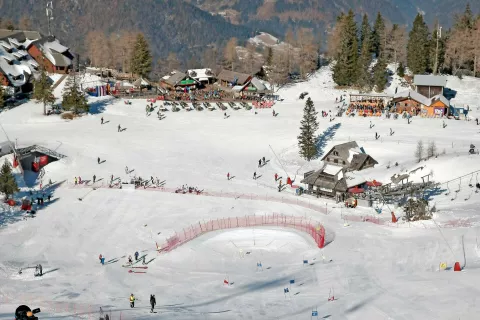 Krvavec snežni žleb / Foto: Gorazd Kavčič