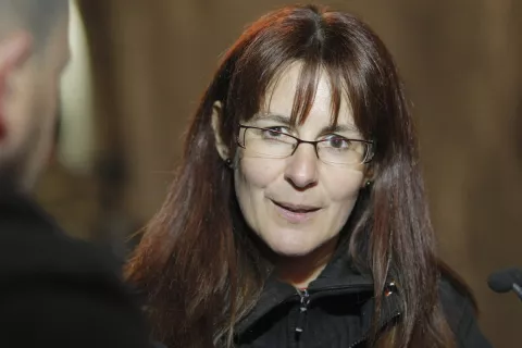 portret Andreja Katič bivša ministrica za obrambo nova ministrica za pravosodje stranka SD / Foto: Gorazd Kavčič