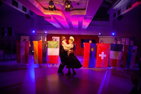 Mladinski parlament Alpske konvencije, ki ga gosti kamniška gimnazija in srednja šola, se danes zaključuje. / Foto: Aleš Senožetnik