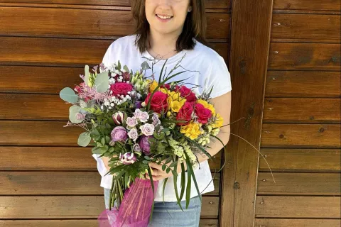 Hana Kotar iz Britofa je konec tedna dopolnila dvaindvajset let. / Foto: Alenka Brun