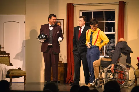 Predstava Minister, ljubica in truplo / Foto: Foto: Arhiv Društvo Sng Kranj