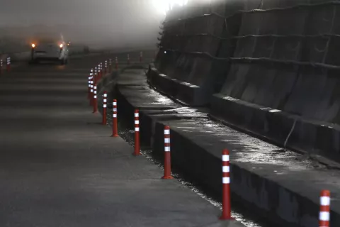 preboj druga cev predor tunel Karavanke Hrušica kanal voda vodni izvir / Foto: Gorazd Kavčič