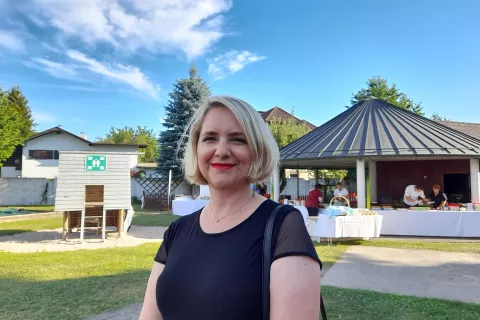 Vesna Hodnik Nikolić, direktorica Slovenske gospodarske zbornice iz Celovca / Foto: Jože Ko&scaron;njek