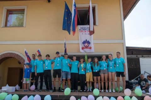 Sprejem tekmovalcev na gasilski olimpijadi 2022. / Foto: Primož Pičulin