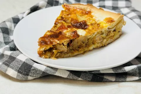 Zeljna pita z lososom / Foto: Erika Jesenko