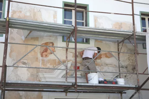 Odkritje, zaradi katerega je grad Dvor v Preddvoru &scaron;e zanimivej&scaron;i / Foto: Gorazd Kavčič