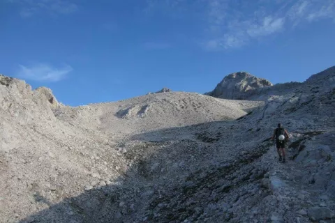 Vzpon proti Domu Planika. / Foto: Jelena Justin