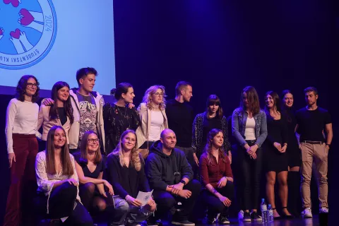 Člani &Scaron;tudentskega kluba Kamnik so letos že dvanajstič organizirali Dobrodelni marec. / Foto: Blaž Plut