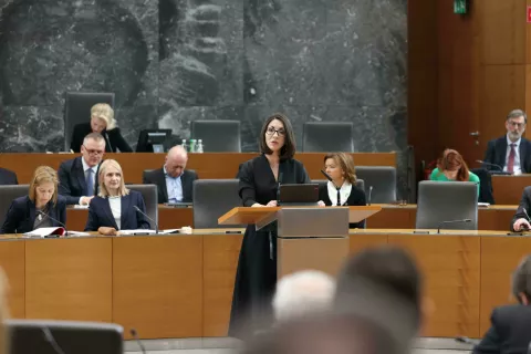 Emilija Stojmenova Duh. ministrica za digitalno preobrazbo / Foto: Dz/matija Sušnik