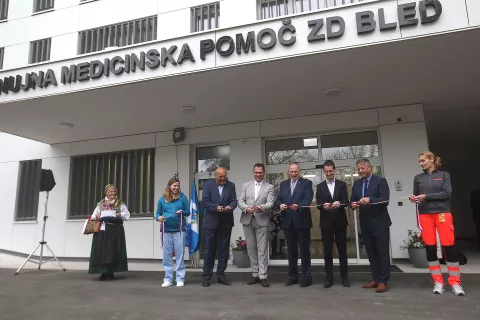 odprtje nujna medicinska pomoč urgenca ZD zdravstveni dom Bled občina Bled in Gorje / Foto: Gorazd Kavčič