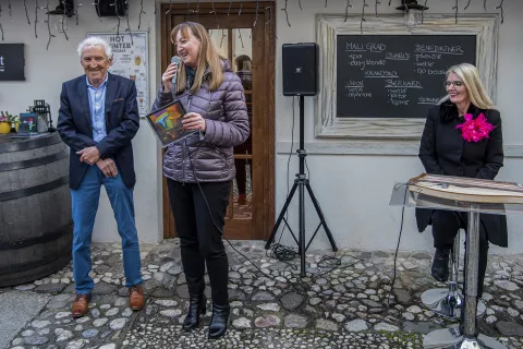 Matjaž Burger, Valerija Jenko in Tanja Zajc Zupan / Foto: Simon Krejan