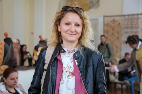 Ines Dolžan anketa festival čokolade / Foto: Tina Dokl