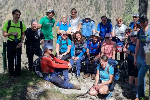 Tradicionalno srečanje s pohodom mentorjev in vodnikov PZS Gorenjske je potekalo po okoli&scaron;kem hribovju Preddvora / Foto: arniv PD Preddvor