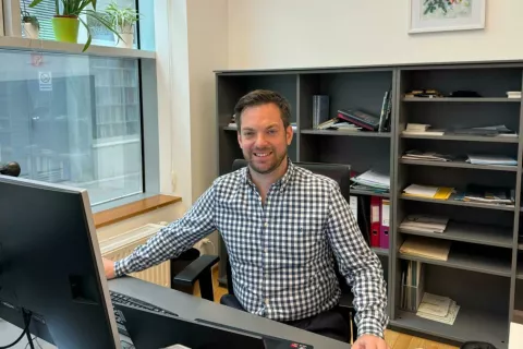 Pravnik Roman Roblek je novi generalni tajnik Slovenske gospodarske zveze v Celovcu. / Foto: Arhiv Sgz Celovec