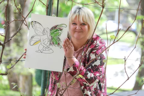 Maruša Furlan umetnica / Foto: Tina Dokl