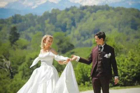 Cene Prevc je prstan nadel svoji izbranki / Foto: Instagram Ceneta Prevca