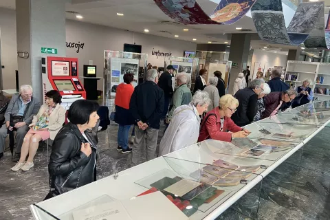 Na razstavi o življenju in delu dr. Borisa Paternuja / Foto: Nina Svetelj