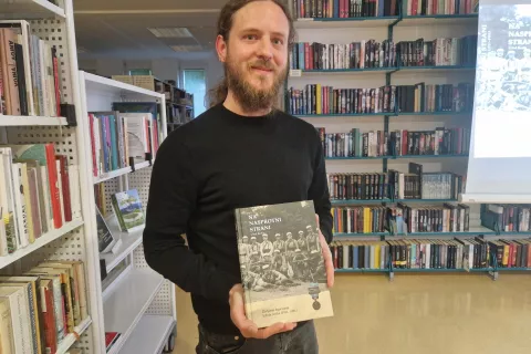 Avtor knjige dr. Uroš Košir / Foto: Suzana P. Kovačič