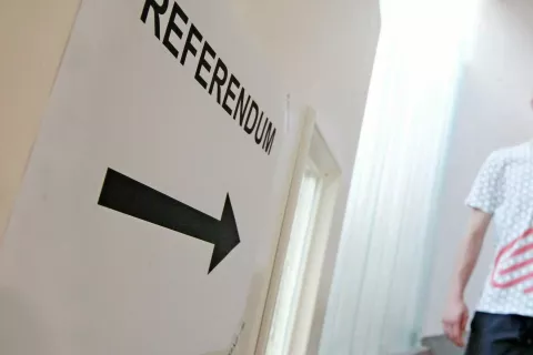 referendum simbolična / Foto: Arhiv Gg