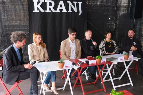 Program Prešernega poletja so predstavili na nedavni novinarski konferenci. / Foto: Maša Likosar