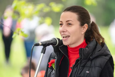 Prvomajsko srečanje na Pristavi, Irena Joveva / Foto: Nik Bertoncelj