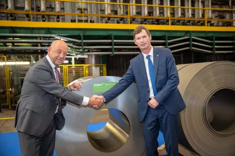 Tibor Šimonka in Branko Žerdoner, prenovljena linija CRNO / Foto: Nik Bertoncelj