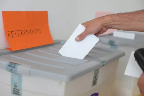 EU volitve in referendum 2024 nedelja 9.6.2024 / Foto: Tina Dokl