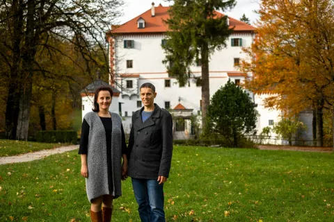 Martina Praprotnik in Jože Mislej, bronasta inovatorja / Foto: Osebni Arhiv